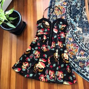 French Connection floral strappy dress